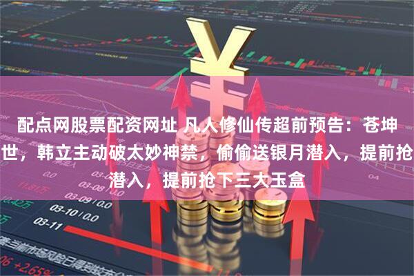 配点网股票配资网址 凡人修仙传超前预告：苍坤上人遗迹出世，韩立主动破太妙神禁，偷偷送银月潜入，提前抢下三大玉盒